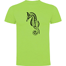Купить Kruskis CA65500528K211 Футболка с коротким рукавом Seahorse Tribal Зеленый Light Green 2XL 7ft.ru в интернет магазине Семь Футов