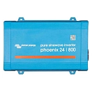 Купить Victron energy PIN241800500 инвертор Phoenix VE Direct 24V 800VA 120V Голубой Light Blue 105 x 216 x 305 mm 7ft.ru в интернет магазине Семь Футов