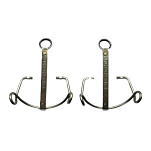 Grivel RBNBAIL Arco Delantero Crampo Matic Narrow x 2 Серебристый Silver