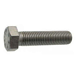 Euromarine 700327-UNIT A4 DIN 933 5x25 mm Винт с шестигранной головкой Silver