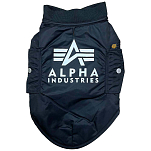 Alpha industries 116932-003-L MA-1 Backprint Куртка для собак Черный Black L