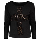 Купить In vein 7684-02-brn-l Футболка с длинным рукавом Central Black Cross Brown 25x20x5 7ft.ru в интернет магазине Семь Футов