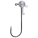 Купить Mikado OMGJS-10-12/0-BN Jaws Triangular Eye Джиг-голова 2 единицы Черный Black Nickel 10 g  7ft.ru в интернет магазине Семь Футов