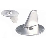 Tecnoseal 2626809 115-140HP Анод из алюминиевого ребра  Silver 98 x 57 mm 