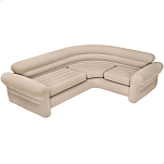 Intex 68575 Indoor Corner Надувной диван Бежевый Beige 257x203x76 cm