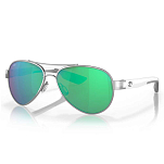 Costa 06S4006-40061556 Зеркальные поляризованные солнцезащитные очки Loreto Palladium Green Mirror 580G/CAT2