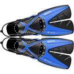 Ласты для снорклинга разрезные с открытой пяткой Mares X-One-S 410338 размер 35-38 синий