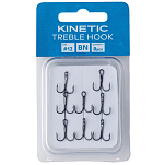Kinetic F691-007-009 BN Тройной Крючок 8 Единицы Серебристый Silver 10 