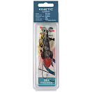 Купить Kinetic F179-108-265 Sabiki Pro 60g Рыболовное Перо Золотистый Black Glitter / Red Target 7ft.ru в интернет магазине Семь Футов