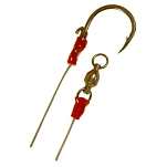 Wizard 79337-903 связанный крючок Monster Classic Braid Rig Catfish Classic Black / Green 9/0