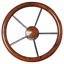Купить Рулевое колесо из нержавеющей стали Ultraflex V62 39263D 350 мм 7ft.ru в интернет магазине Семь Футов