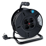 Onlex 22950 Выдвижная розетка на 4 гнезда 50 m Серебристый Black  Techinn