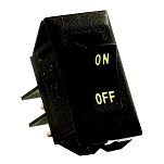 Jr products 342-12605 Выключатель Labeled On/Off 12V Зеленый Brown