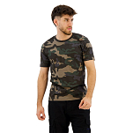 Brandit 4200-4-XL Футболка с коротким рукавом T-Shirt Зеленый Dark Camo XL