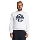 Купить North sails 691001-0101-7 Толстовка 691001 Graphic Белая White 3XL 7ft.ru в интернет магазине Семь Футов