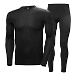 Helly hansen 48676_990-2XL Набор базовых слоев Hh Comfort Dry Черный Black 2XL