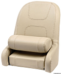 Компактное мягкое бежевое сиденье с откидной передней частью H51 484 x 497 х 550 мм, Osculati 48.410.05