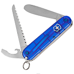 Victorinox 0.2373.T2 My First Transparent Голубой  Blue