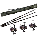 Купить Lineaeffe 2015363-UNIT Top Carp Combo 3 Черный  Black 3.60 m 7ft.ru в интернет магазине Семь Футов