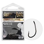 Benzar mix 43464012 Concourse Method Carp Devil Крючки С Одним Глазком Бесцветный Black Nickel 10