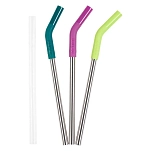 Klean kanteen 1006164 Солома Straw-3 Pack 10 mm Многоцветный Multi-color / brushed stainless 3 Units
