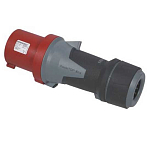 Mennekes 614088 Power Top Xtra 63A IP44 400V 5 столбы Мужской затыкать Серебристый Red / Black / Grey