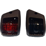 Goldenship GS10311 12V 65mA 39x53x76 mm Комплект светодиодных индикаторов для навигации по левому и правому борту 2 единицы измерения Черный Black