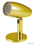 Articulated LED spotlight polished brass, 13.439.51