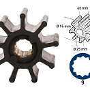 Рабочее колесо / неопрен / 9 лопастей / тип 9