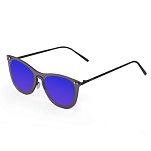 Ocean sunglasses 23.24 Солнцезащитные очки Genova Blue Mirror Transparent Black / Metal Black Temple/CAT2