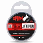 Spomb dbl008-unit Снасть Tapered Braided Black 10x7x5 40-18 Lbs