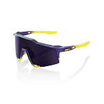 Спортивные очки 100% SPEEDCRAFT - Matte Metallic Digital Brights - Dark Purple Lens - OS, 60007-00003