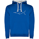 Купить Kruskis SU1067020501K032 Толстовка с капюшоном Sailfish Two-Colour Голубой Royal Blue / White M 7ft.ru в интернет магазине Семь Футов