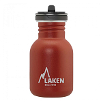 Laken BSF35RO Нержавеющая сталь Basic Flow бутылка 350ml Бесцветный Red