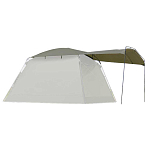 Avid carp A0530014 Screen House 4D Фуражка с остроконечным черепом Зеленый Dark Green