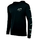 Купить Pelagic 1015211005-BLK-XL Толстовка с капюшоном Aquatek Hoodie Gyotaku Черный Black XL 7ft.ru в интернет магазине Семь Футов