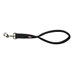 Trixie 201201 Premium Короткий поводок Серебристый Black 25 mm x 37 cm