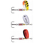 Zebco 3123208 Trophy Z-Swirl Ложка 6g Многоцветный Silver / Yellow Black Dots
