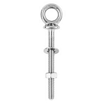 Wichard AC006491 Болт с проушиной Серебристый Grey 6 x 100 mm