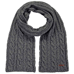 Barts BA0087-02-UNICA Шарф Twister Серый  Heather Grey