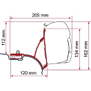 Купить Fiamma 98655-647 поддерживает Kit VW T5/T6 Transporter / Multivan Grey 7ft.ru в интернет магазине Семь Футов