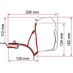 Fiamma 98655-647 поддерживает Kit VW T5/T6 Transporter / Multivan Grey