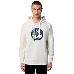 North sails 691258-0105-XXL Толстовка с капюшоном Graphic 691258 Белая Marshmallow 2XL