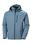 HELLY HANSEN 34442_601-M Мужская парусная куртка среднего слоя с капюшоном CREW 2.0 / стираный темно-синий / Размер одежды: М