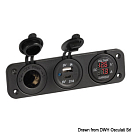 Купить Digital voltmeter and ammeter 12V USB-A + USB-C 7ft.ru в интернет магазине Семь Футов