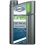 Yacco ya111 Масло Inboard 500 4T 10W40 2L Green 30x15x15