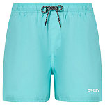 Oakley FOA404310-64R-XS Плавки Beach Volley 16´´  Teal Blue XS