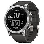 Garmin R-15409318-010-02540-01 Часы Fenix 7 отремонтированы Черный Silver / Graphite