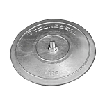 Цинковый дисковый анод с крепежом Tecnoseal 00104E Ø130x9мм для пера руля