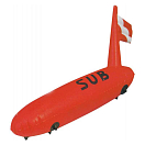 Купить Forniture nautiche italiane 1515638 Torpedo Надувной буй для дайвинга Orange 88 x 28 cm  7ft.ru в интернет магазине Семь Футов